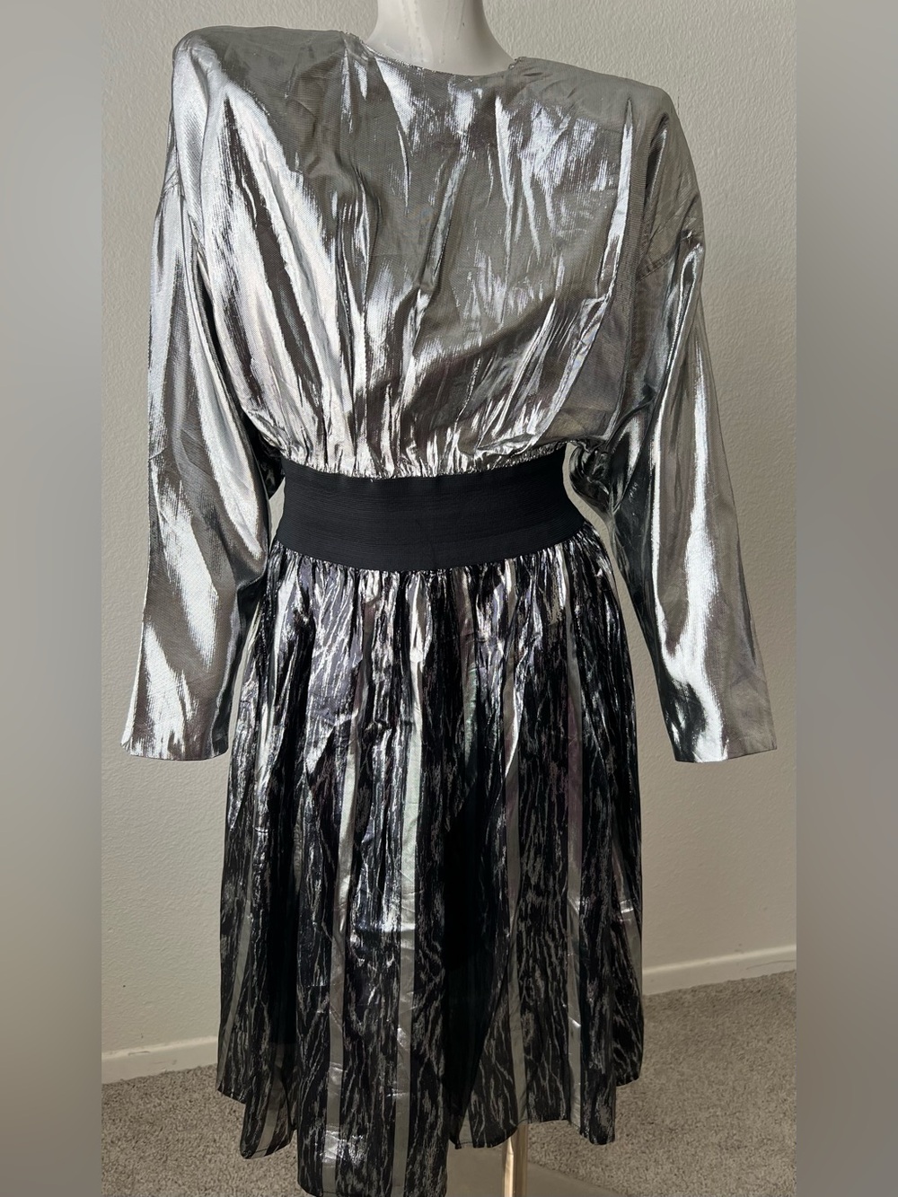 Vintage   Metallic Glam Rock One-by-One brand Dress, M